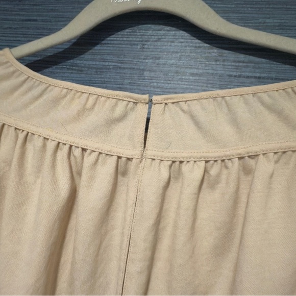 Rebecca Taylor Pique Top Small Cream Boho Chic Casual Preppy Whimsical Bell - Picture 8 of 9